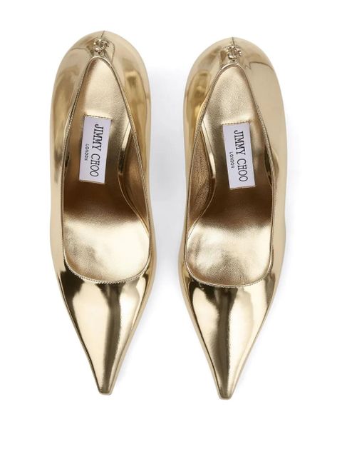 Jimmy Choo 80mm Ixia pumps - Gold