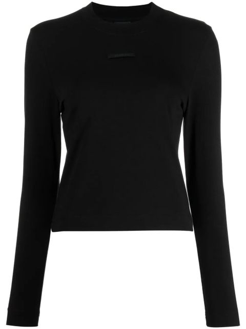 Jacquemus Le T-shirt Gros Grain top - Black - zdjęcie produktu nr 1