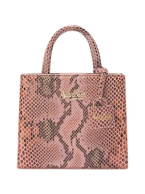 MC2 Saint Barth mini snake-print tote bag - Pink - zdjęcie produktu nr 1