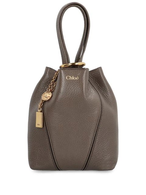 Chloé small Spin tote bag - Brown - zdjęcie produktu nr 1