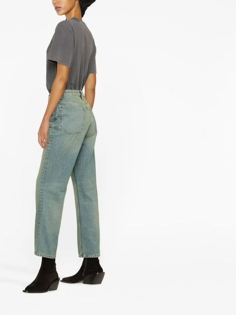 Golden Goose logo-print crew-neck T-shirt - Grey