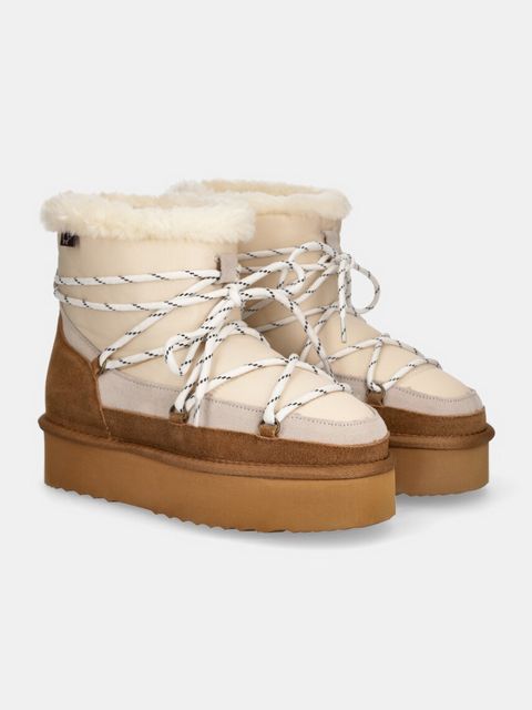 Answear Lab śniegowce kolor brązowy - zdjęcie produktu nr 2