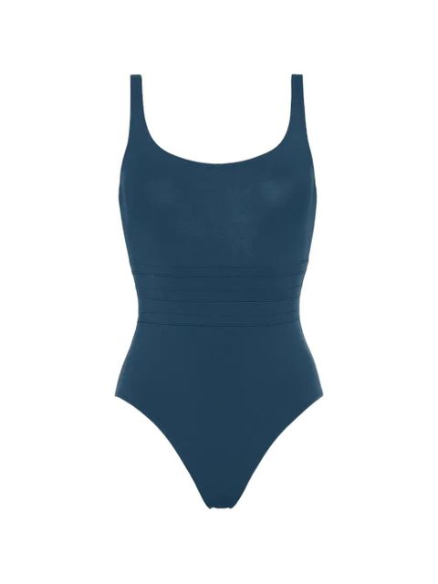 ERES scoop-neck textured swimsuit - Blue - zdjęcie produktu nr 1