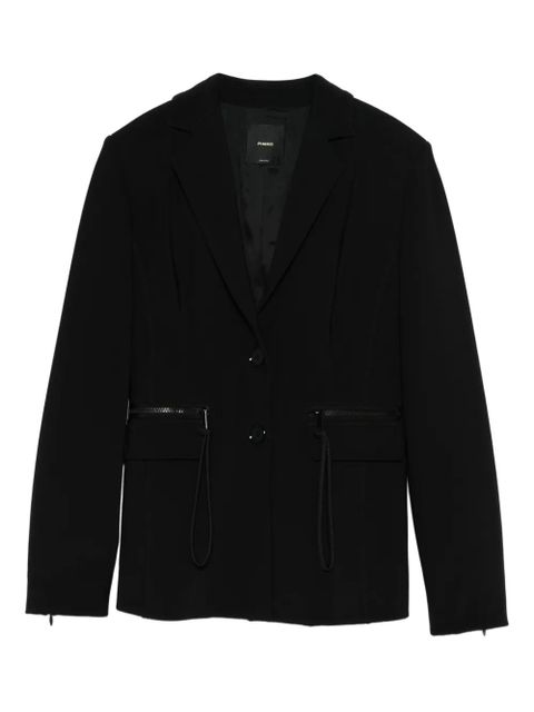 PINKO Faustina zip-pocket blazer - Black - zdjęcie produktu nr 1