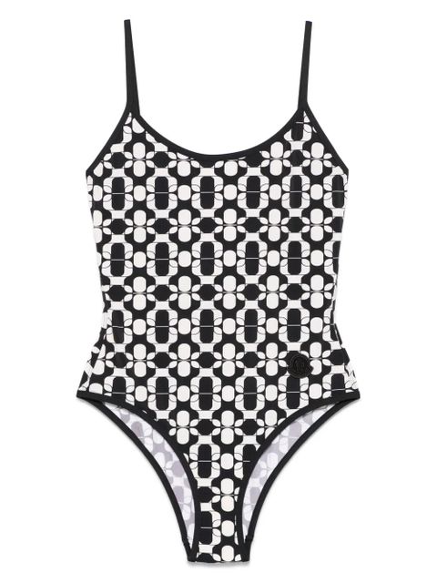 Moncler geometric-print swimsuit - Black - zdjęcie produktu nr 1