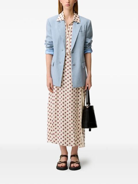 Claudie Pierlot button blazer - Blue - zdjęcie produktu nr 2