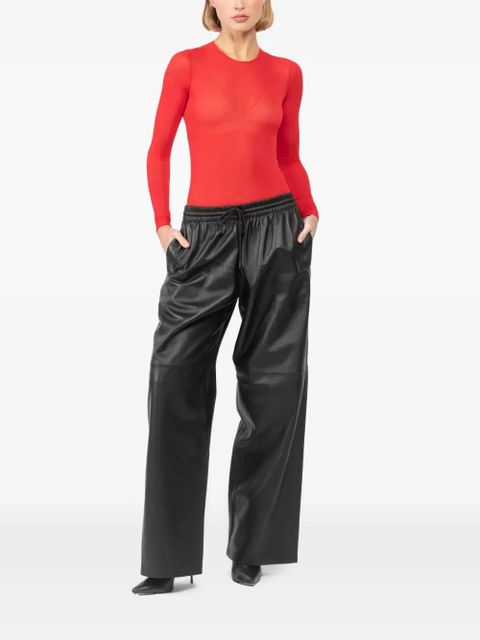 WARDROBE.NYC sheer bodysuit - Red