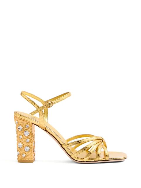Valentino Garavani Preshoes embellished sandals - Gold - zdjęcie produktu nr 1