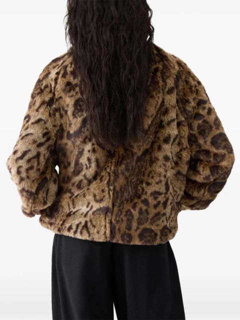 Jacquemus Le Fernando faux-fur jacket - Brown - zdjęcie produktu nr 2
