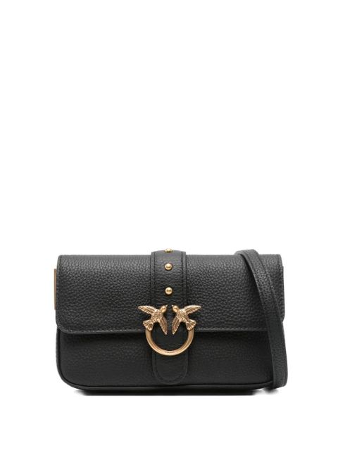 PINKO bird-embellished cross body bag - Black - zdjęcie produktu nr 1