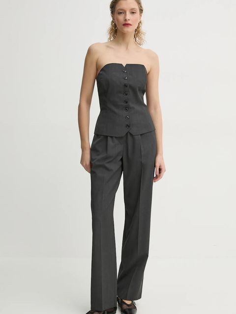 Samsoe Samsoe top z domieszką wełny SAELLEN - zdjęcie produktu nr 2