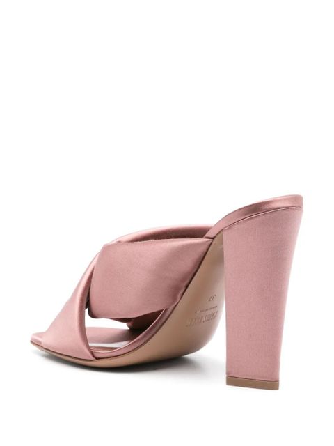 Paris Texas Dafne 110mm satin sandals - Pink