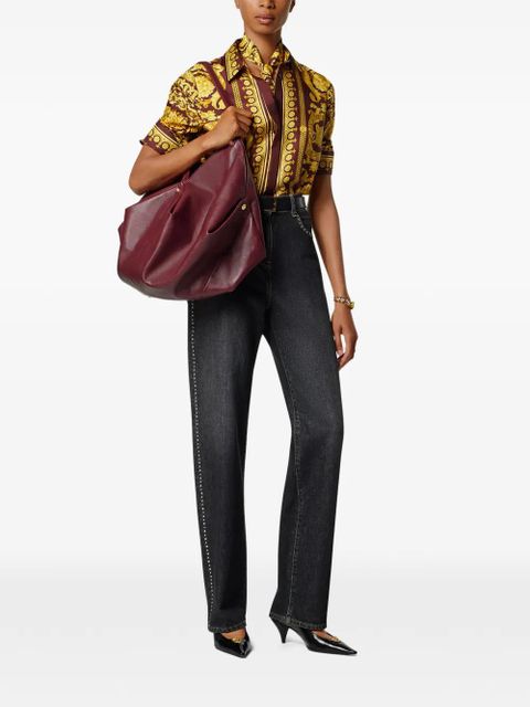 Versace large Protea leather shoulder bag - Red - zdjęcie produktu nr 2