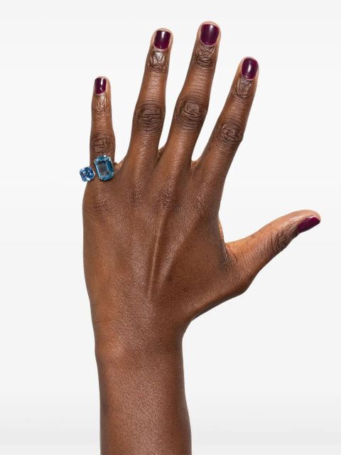 Swarovski Millenia crystal cocktail ring - Silver - zdjęcie produktu nr 2