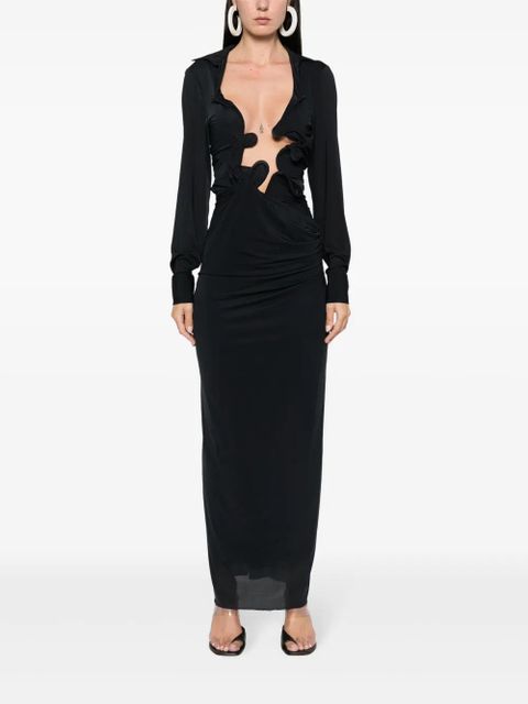 Christopher Esber Venus plunging maxi dress - Black - zdjęcie produktu nr 2