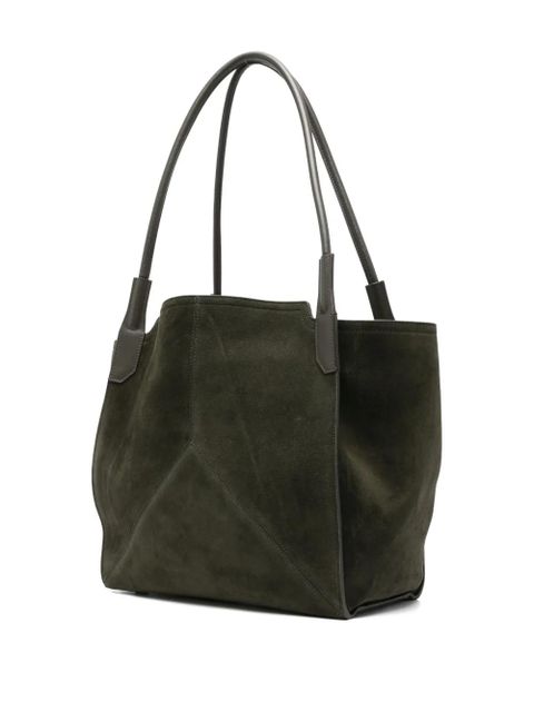 Victoria Beckham suede shoulder bag - Green