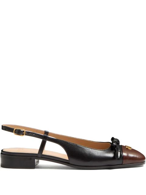 Valentino Garavani 25mm Valet du Roi slingback ballet flats - Black