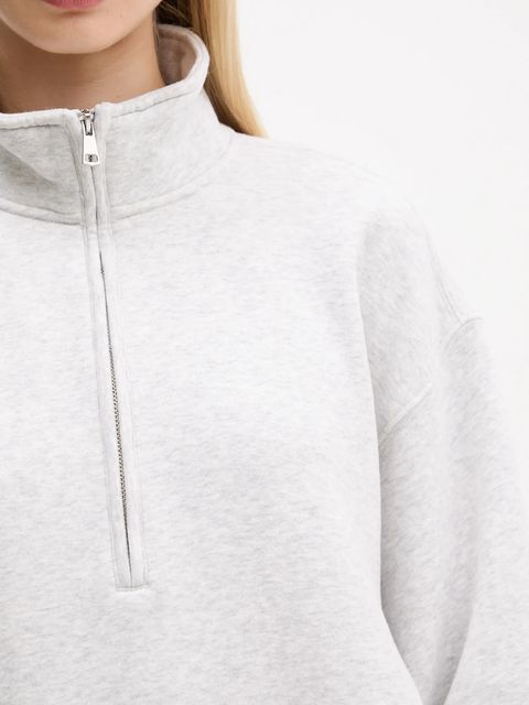 Abercrombie & Fitch bluza damska kolor szary wzorzysta KI152-5256-112