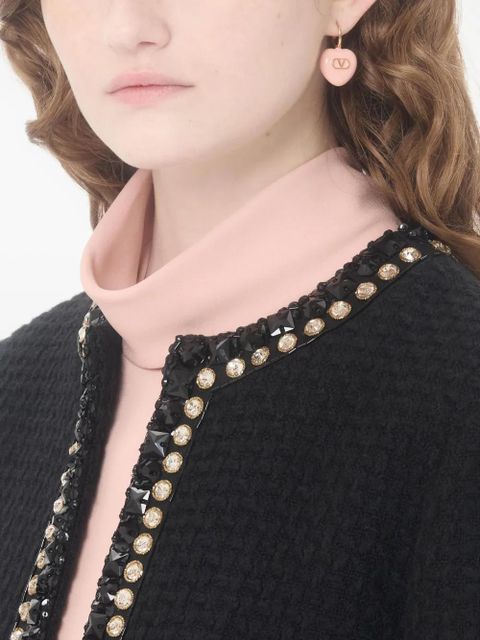 Valentino Garavani Coeur Royal earrings - Pink - zdjęcie produktu nr 2