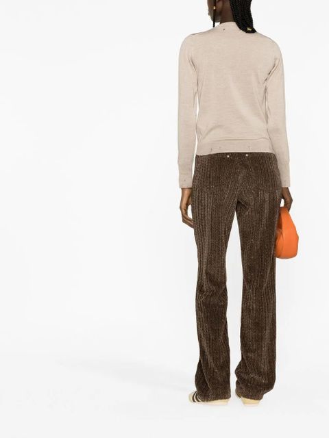 Golden Goose distressed fine-knit jumper - Neutrals