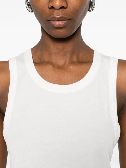 ENTIRE STUDIOS crewneck sleeveless top - White