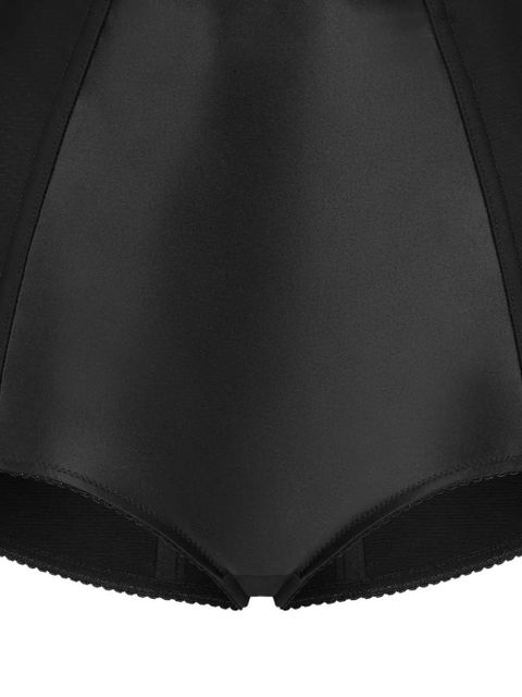 Dolce & Gabbana high-waisted scallop-edge briefs - Black - zdjęcie produktu nr 2