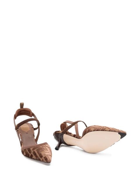 FENDI 55mm Colibrì Lite pumps - Brown