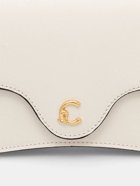 Coccinelle torebka skórzana kolor beżowy E5.SSK.27.01.01