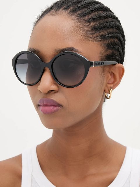 Guess okulary przeciwsłoneczne damskie kolor czarny GU00155_5701B - zdjęcie produktu nr 1