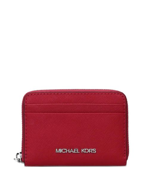 Michael Kors cross-hatch cardholder - Red
