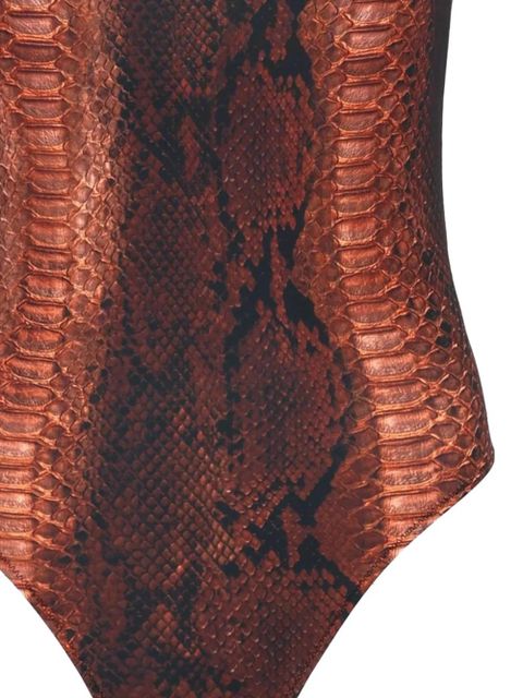 Jean Paul Gaultier printed swimsuit - Brown - zdjęcie produktu nr 2