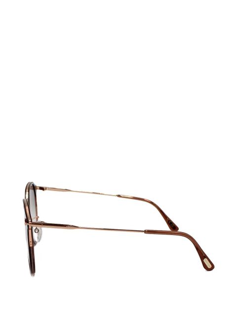 TOM FORD round-frame sunglasses - Brown