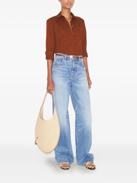 Tory Burch button-up long-sleeve shirt - Brown