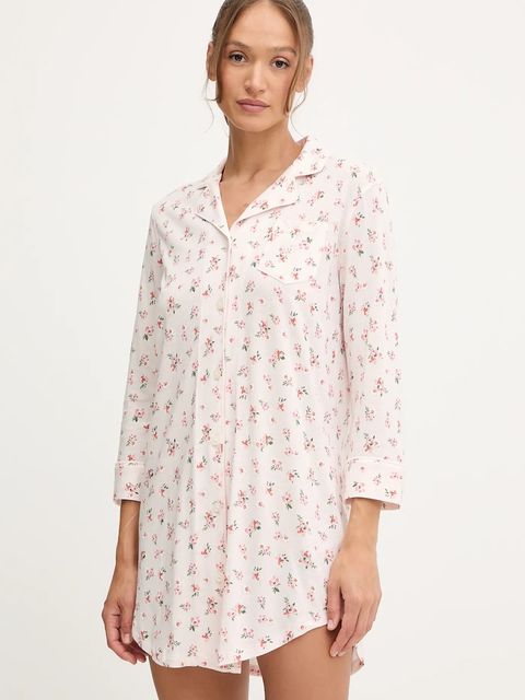 Lauren Ralph Lauren koszula nocna damska kolor różowy ILN32440 - zdjęcie produktu nr 1