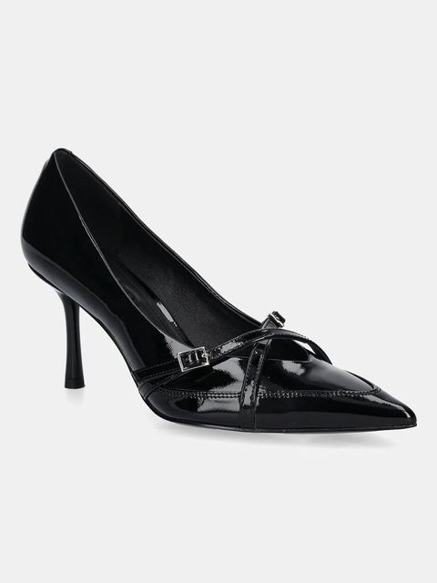 Answear.LAB szpilki skórzane kolor czarny