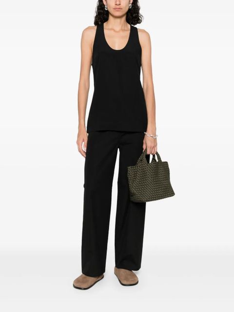 TOTEME twisted-seam trousers - Black