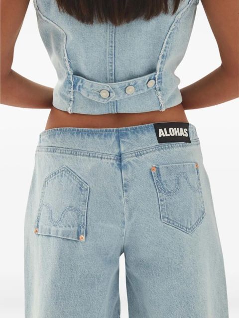 ALOHAS Erica denim shorts - Blue - zdjęcie produktu nr 2