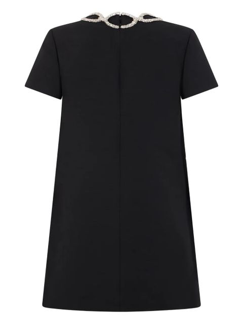 Valentino Garavani crystal-embellished mini dress - Black - zdjęcie produktu nr 2