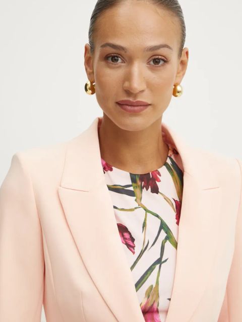 Marciano Guess marynarka BECKY kolor pomarańczowy jednorzędowa gładka 5RGN00 7115A