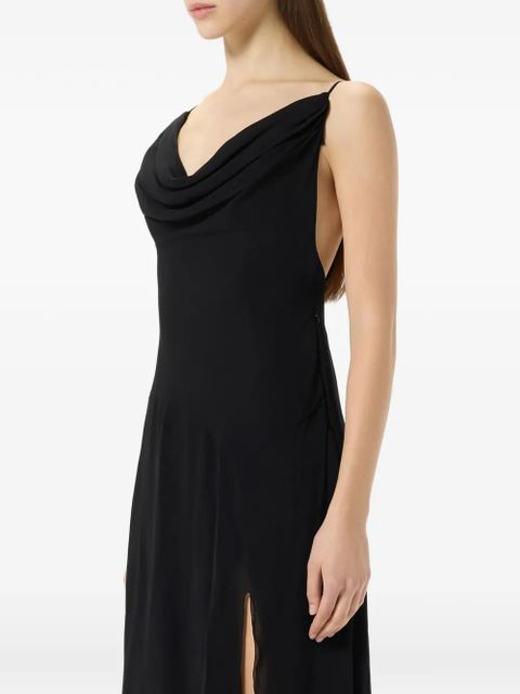 Blumarine cowl-neck gown - Black