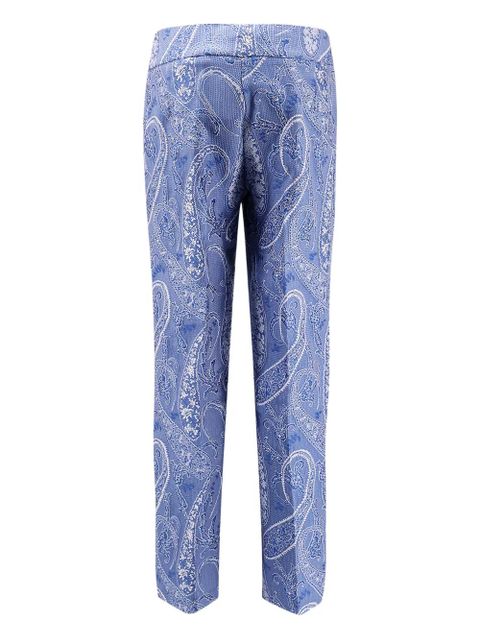 ETRO paisley-print trousers - Blue - zdjęcie produktu nr 2