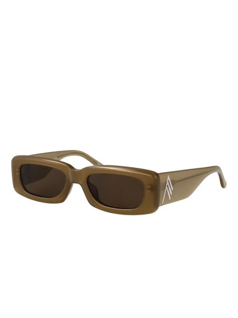 The Attico rectangle-frame sunglasses - Green - zdjęcie produktu nr 2