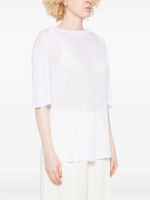 Victoria Beckham drape sleeve T-shirt - White