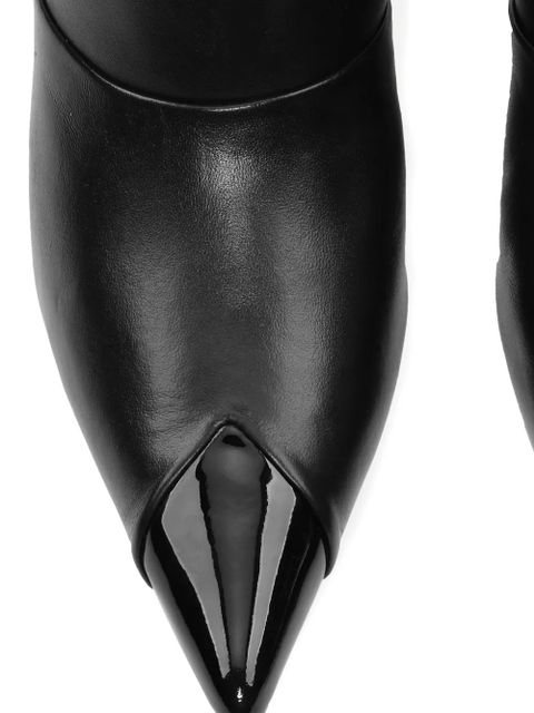 ROTATE BIRGER CHRISTENSEN pointed-toe leather boots - Black - zdjęcie produktu nr 2