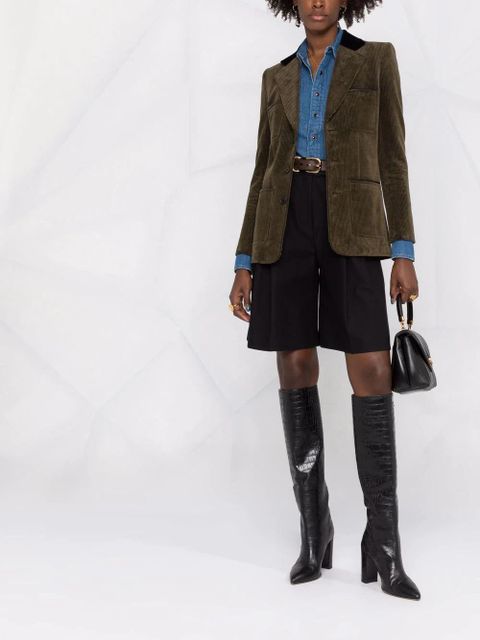 Saint Laurent long-sleeve denim shirt - Blue - zdjęcie produktu nr 2