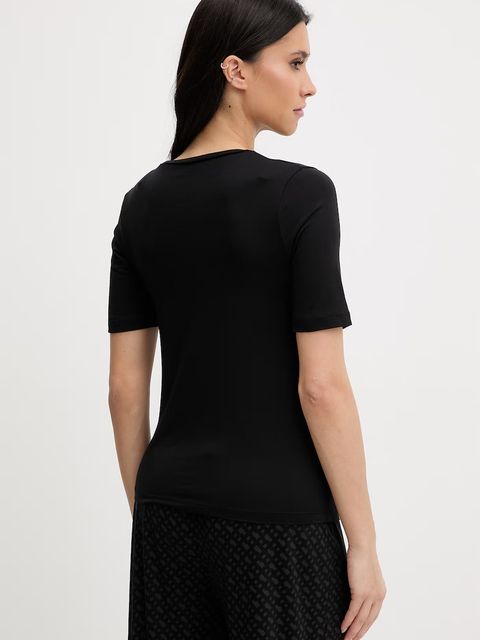 United Colors of Benetton t-shirt piżamowy z dodatkiem jedwabiu