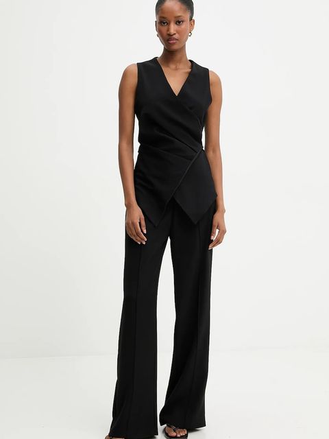 Answear.LAB kamizelka kolor czarny oversize - zdjęcie produktu nr 2