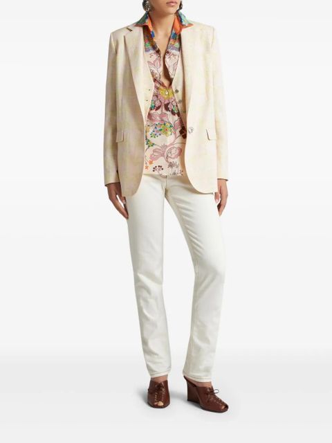 ETRO Pegaso-button blazer - Neutrals - zdjęcie produktu nr 2
