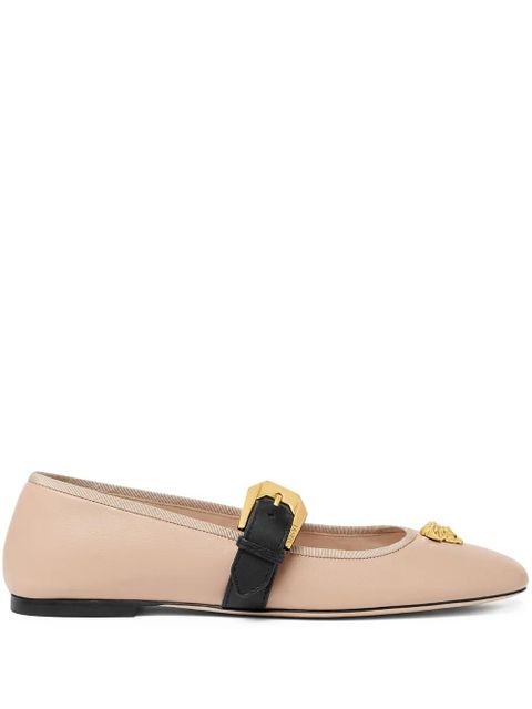 Versace La Medusa nappa ballet flats - Neutrals - zdjęcie produktu nr 1