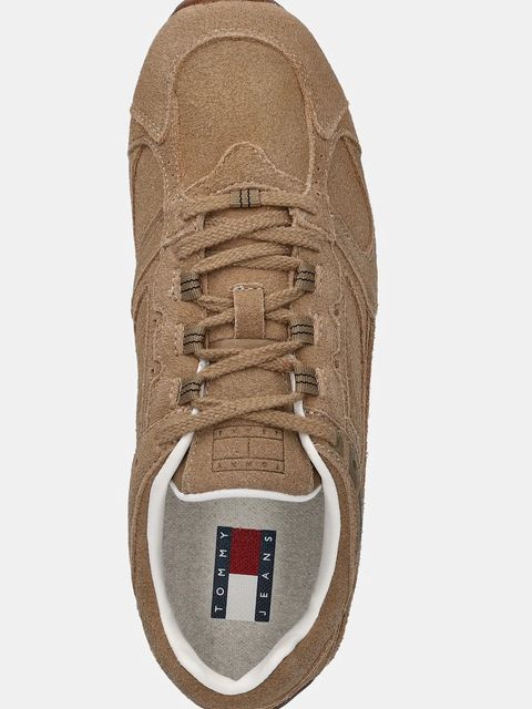 Tommy Hilfiger sneakersy zamszowe ARCHIVE 97 LITE SUEDE damskie kolor beżowy EN0EN02899